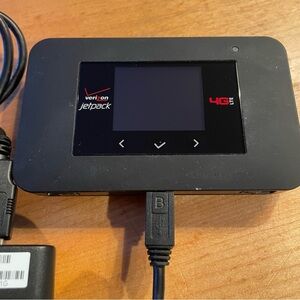 Verizon jetpack 4G LTE. Netgear with cord